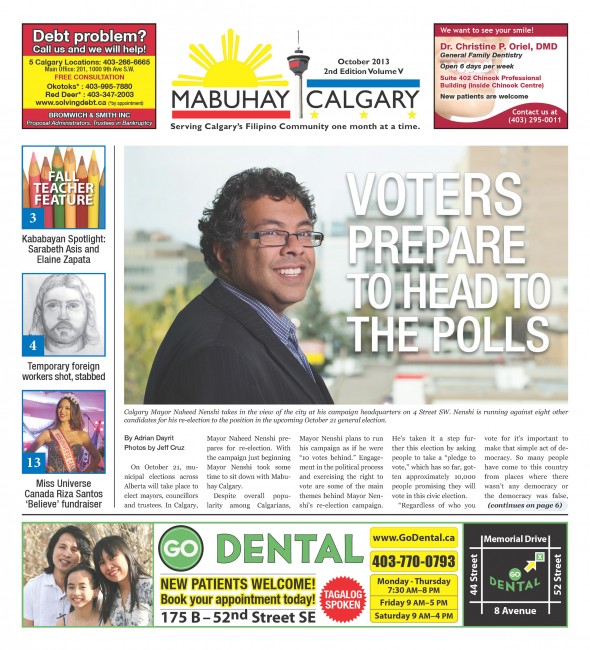 2013 November Edition of Mabuhay Calgary