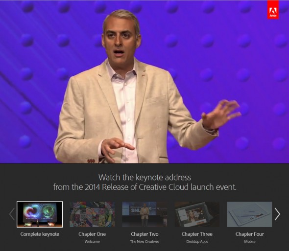 Watch the full keynote on Adobe