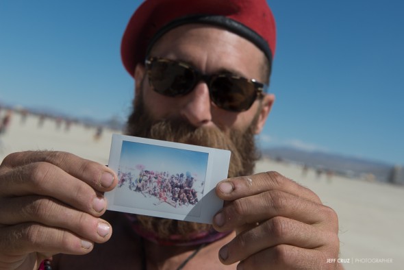 Polaroids at Burning Man?