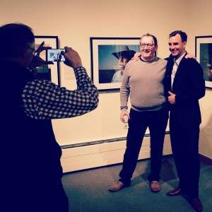 Jeremy Fokkens poses with Malcolm Tubb as Royce Howland takes a picture